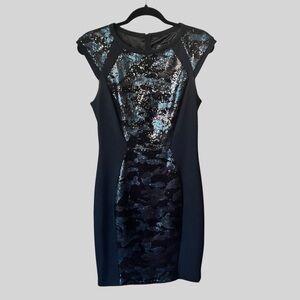Ted Baker Nakita Camouflage Sequin Black.